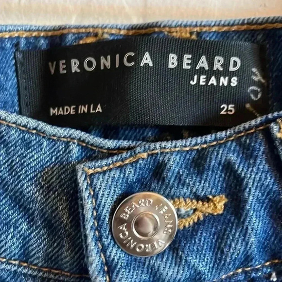 Veronica Beard Keane High Rise Straight Jeans - Picture 4 of 8